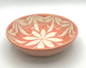 Clearance, handmade bowl, hand painted porcelain fine art ceramics