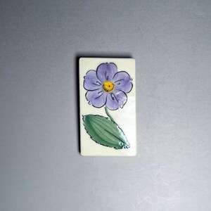 Handmade Magnets: Porcelain Flower, Set of 4, Fine Art Ceramics image 8