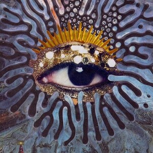 Vision Spell . High Gloss Acrylic Print 5&quot; x 7&quot; of Original Hand-cut Collage