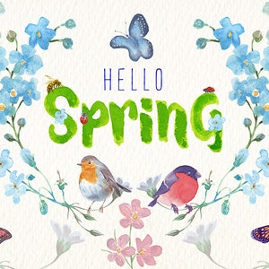 aquarelle printemps clipart png. clipart aquarelle. Idéal pour les imprimables, les cartes, les affiches, les autocollants, le Web et bien plus encore