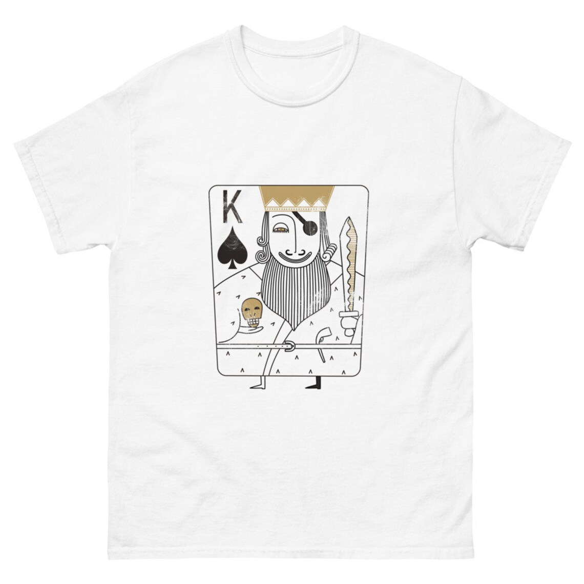 Tshirt man King of spades Pirate shirt Funny couples shirts Etsy