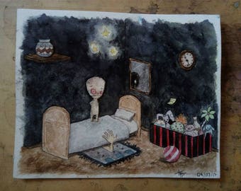 The Human under the bed (PRINT)
