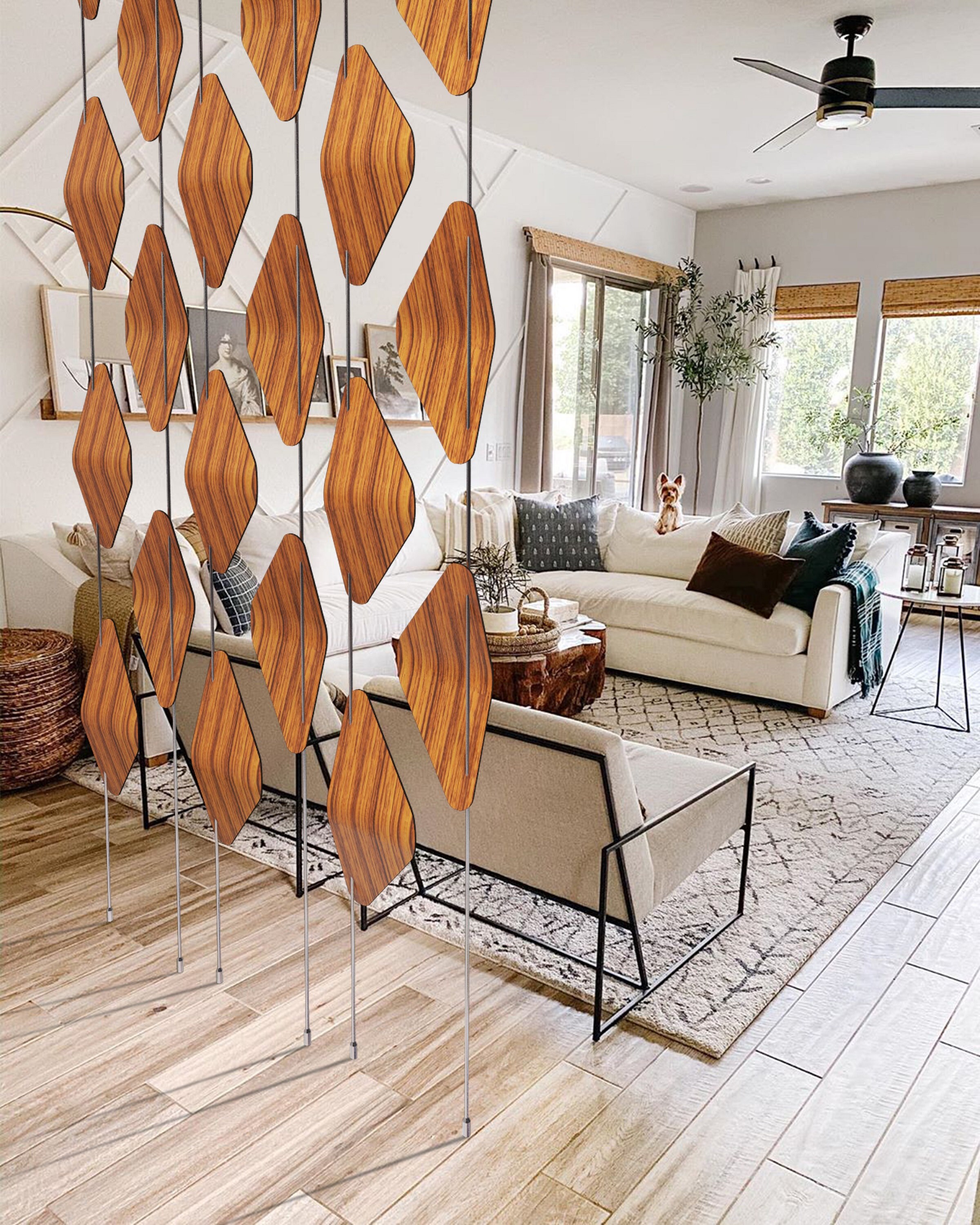 Room Divider Partition Hanging Metal String Etsy