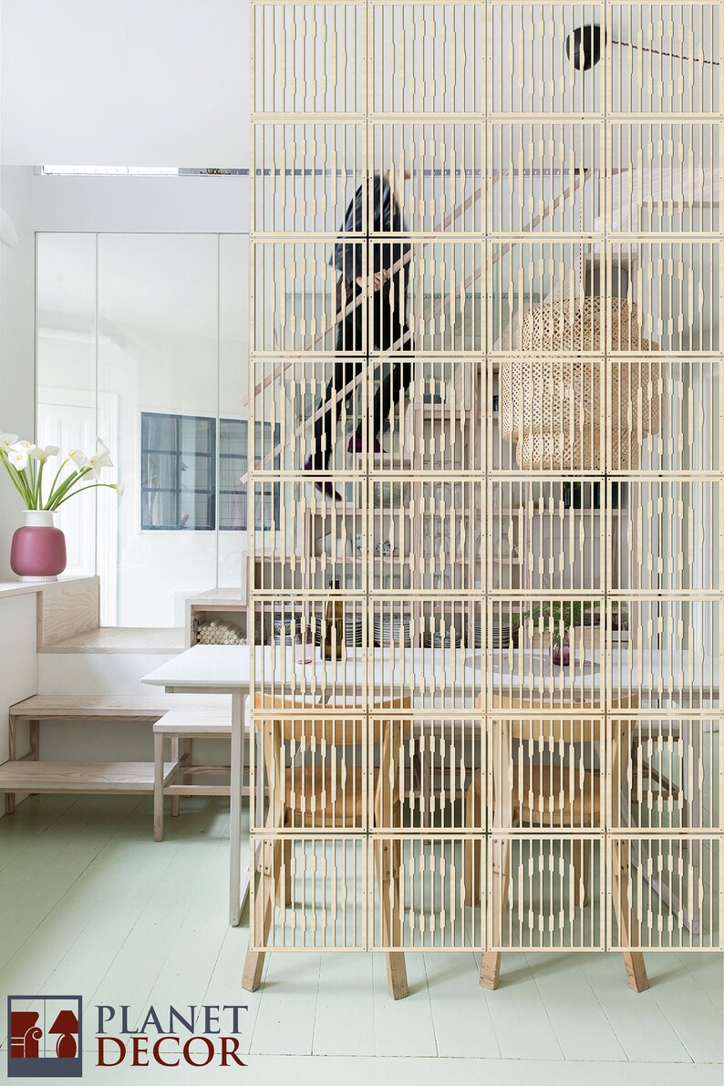 Room Divider Partition / Hanging Modern Partitions / Panel Etsy