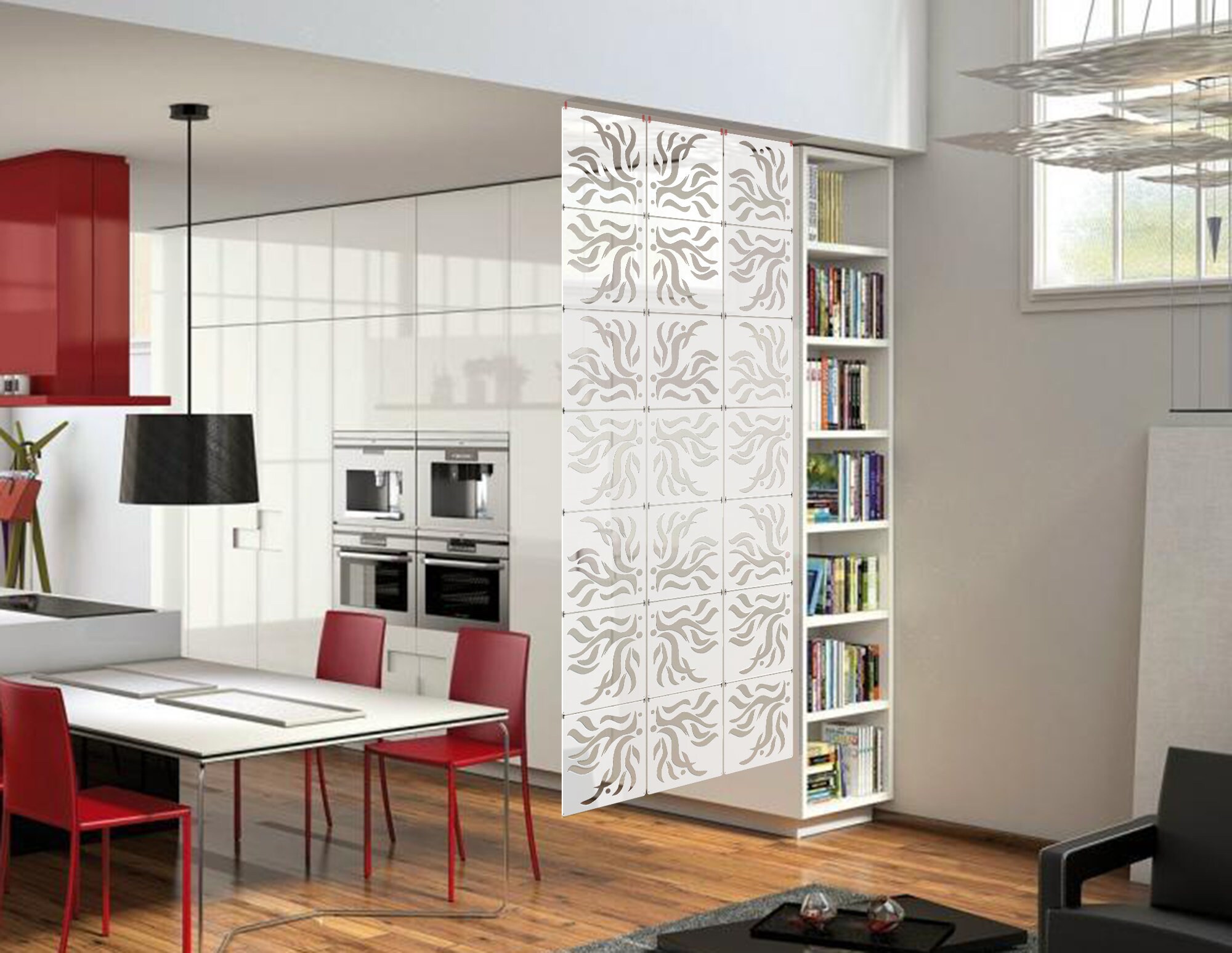 Room Divider Partition / Hanging Modern Partitions / Panel Etsy