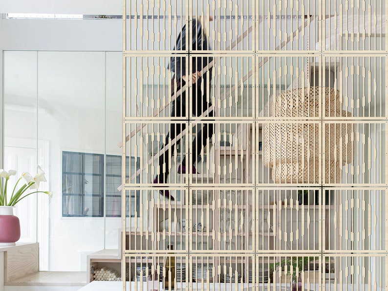 Room Divider Partition / Hanging Modern Partitions / Panel Etsy