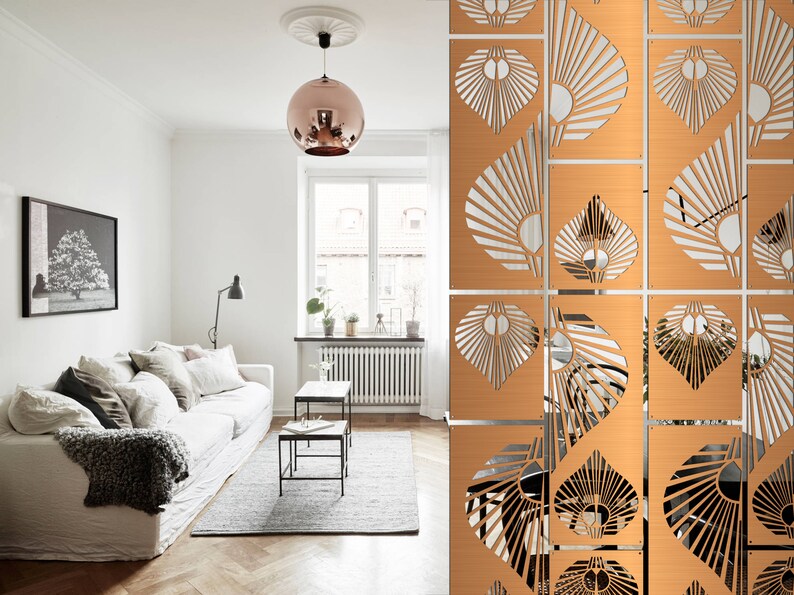 Modern Hanging Room Divider Contemporary Wall Hanging Room Etsy