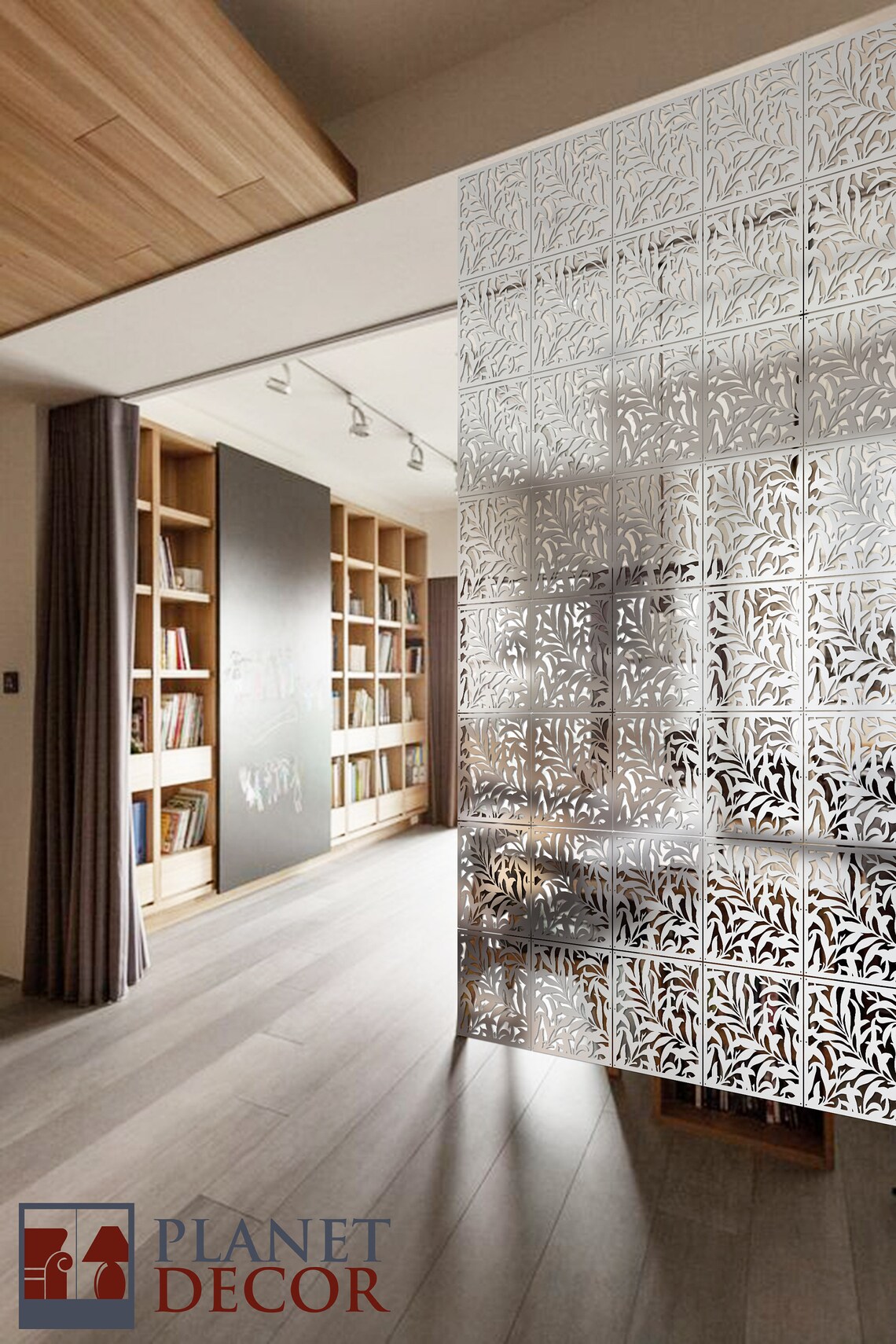 Room Divider Partition / Hanging Modern Partitions / Panel Etsy