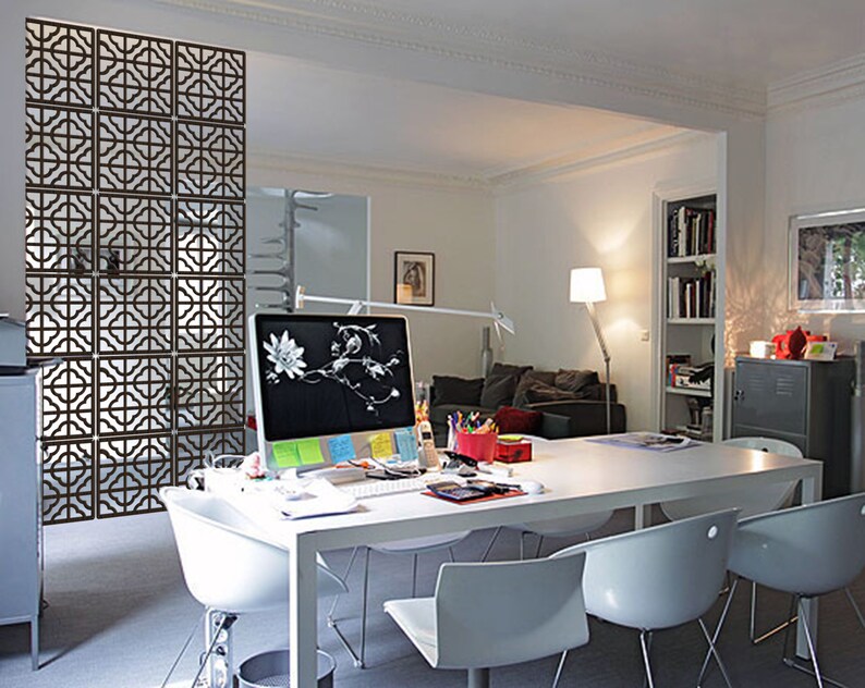 Room Divider Partition / Hanging Modern Partitions / Panel Etsy