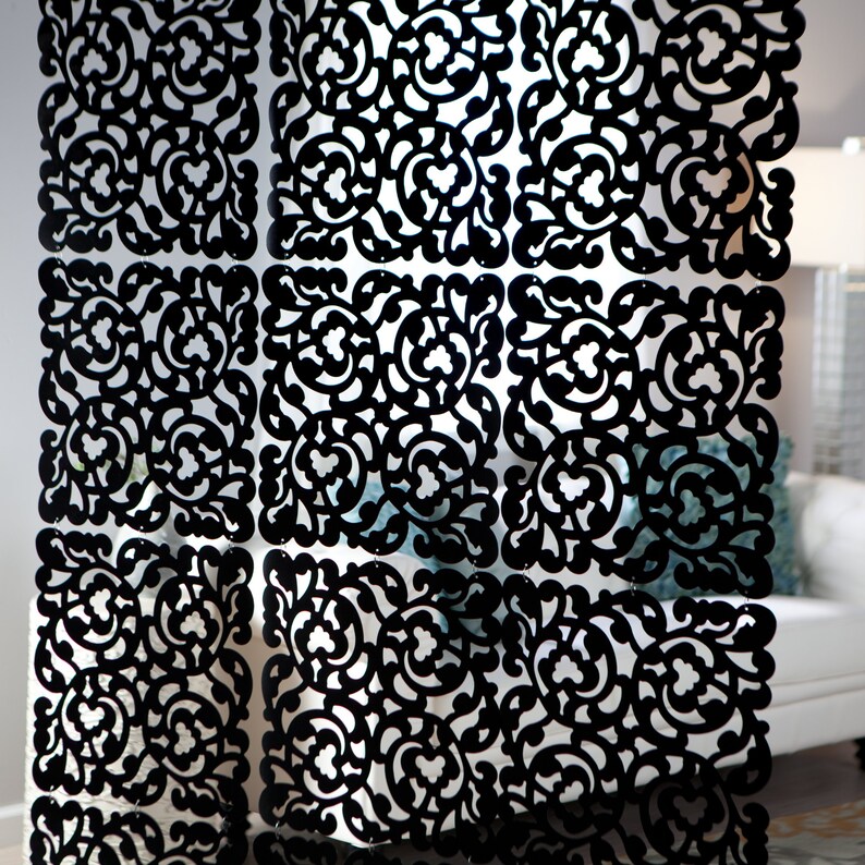 Room Divider Partition / Hanging Modern Partitions / Panel Etsy