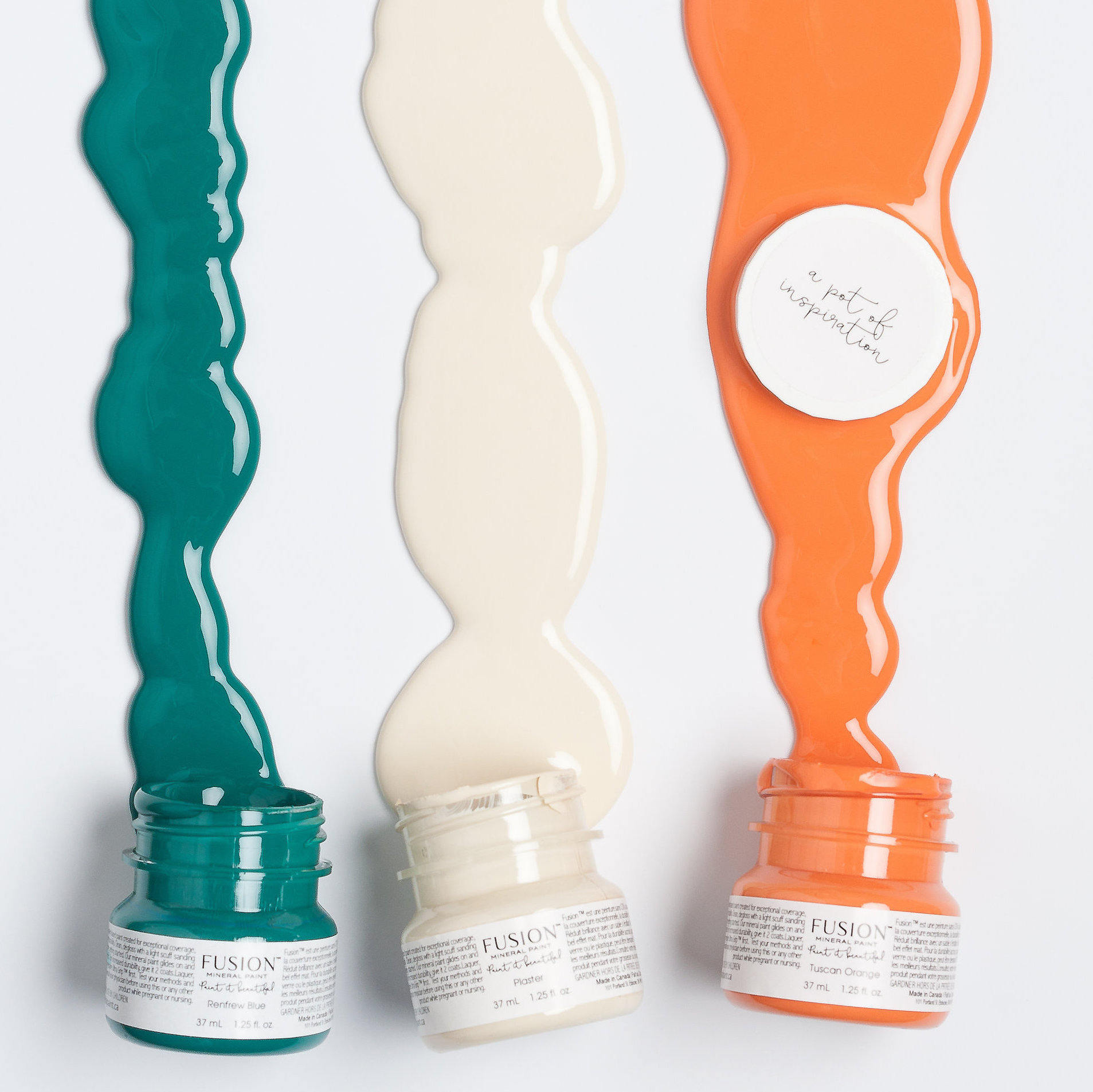 Fusion Mineral Paint Pack of 4 37ml Samples Eco Friendly, Furniture Paint 67 Colours Etsy