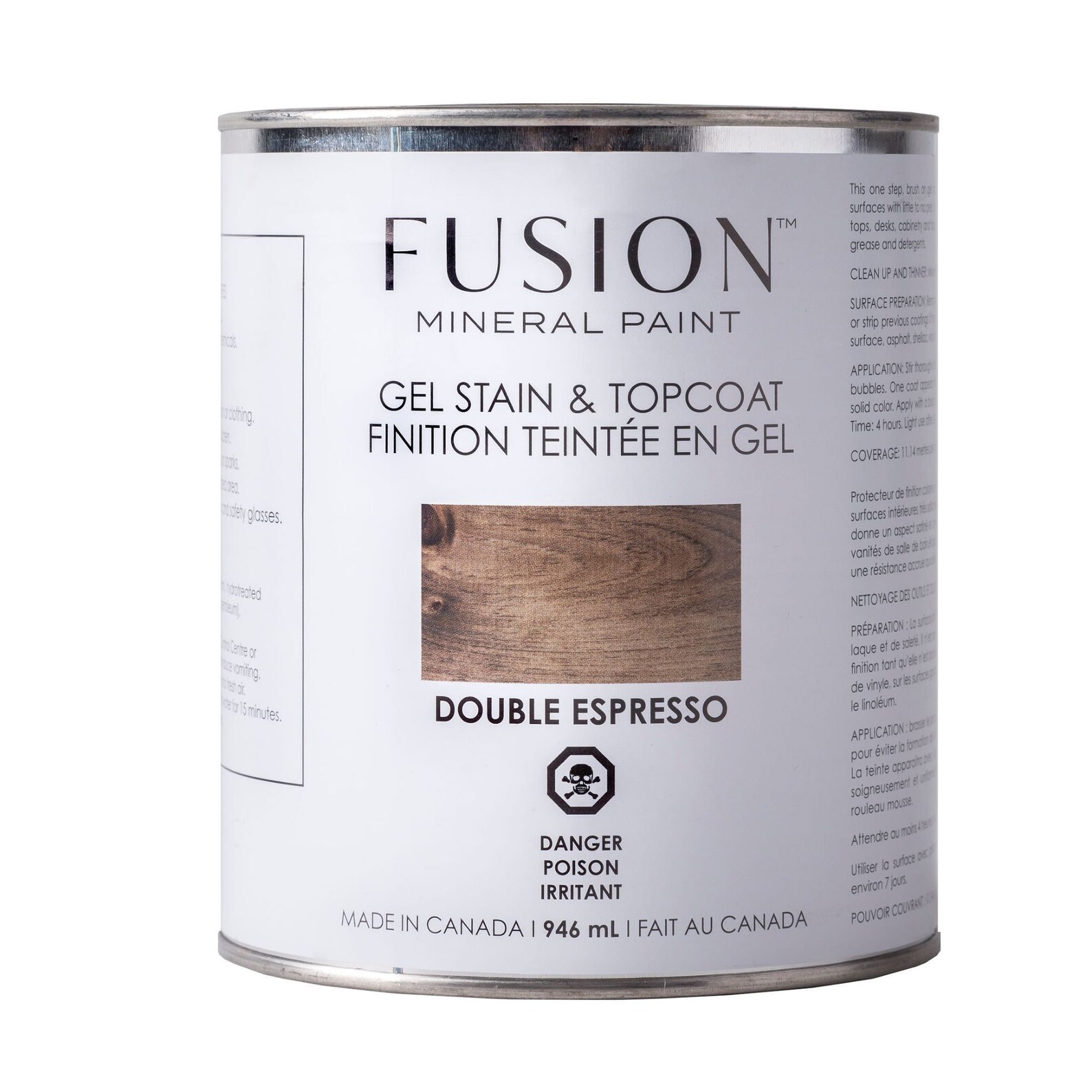 Fusion Gel Stain & Topcoat 946 Ml 4 Colours Etsy Canada