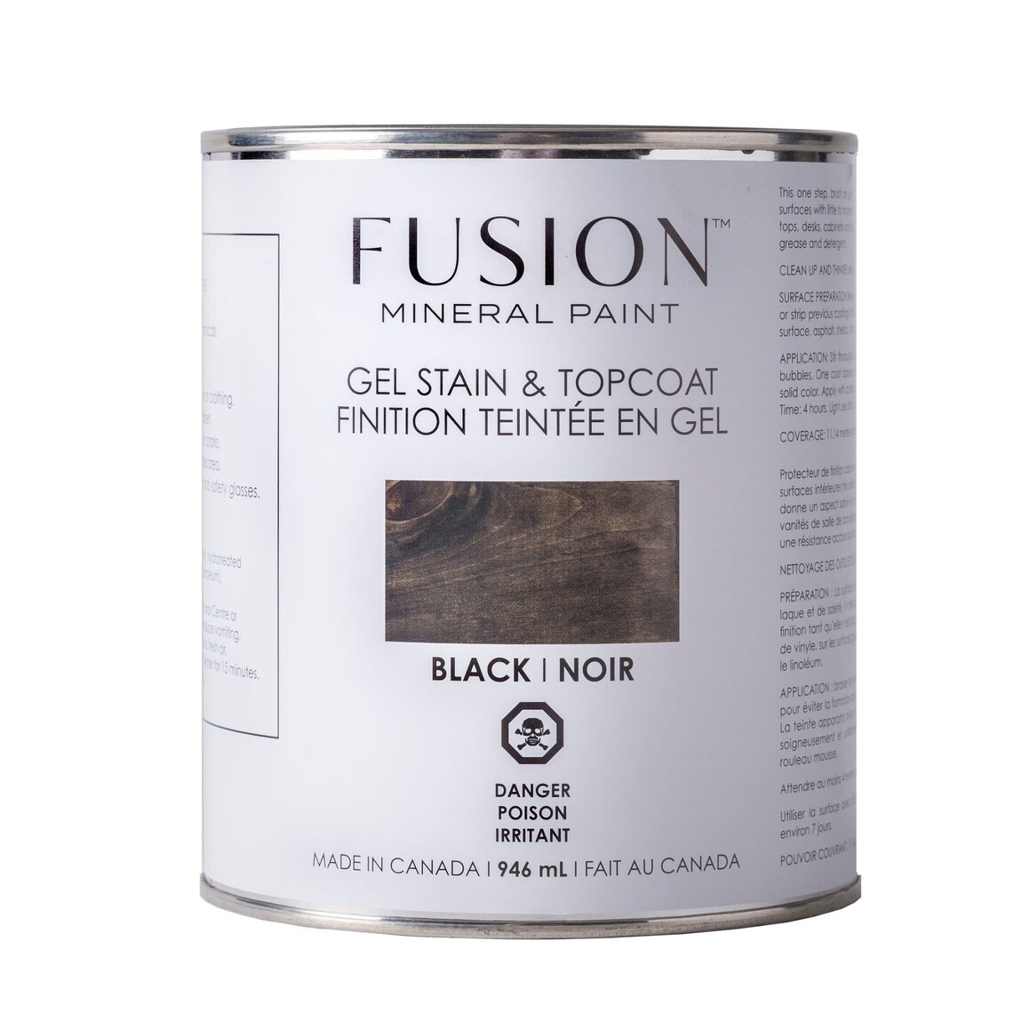 Fusion Gel Stain & Topcoat 946 Ml 4 Colours Etsy Canada