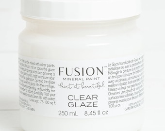 Clear Glaze - by Fusion Mineral Paint - eco friendly