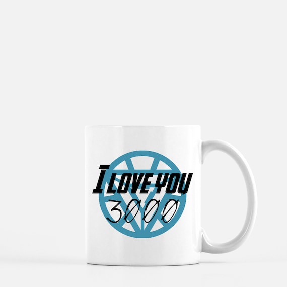 Je Taime 3000 Ironman Tony Stark Citation Tasse A Etsy France
