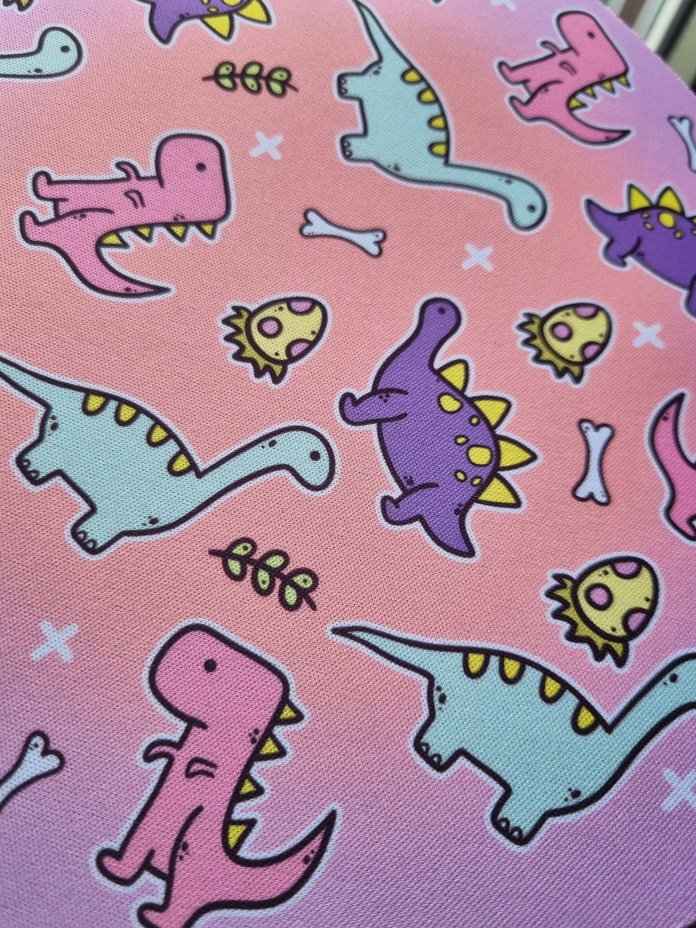 Dinosaur Mouse Pad Cute Mouse Pad Round Mouse Mat Desk Etsy