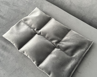 Baby Fox newborn posing safety weighted blanket