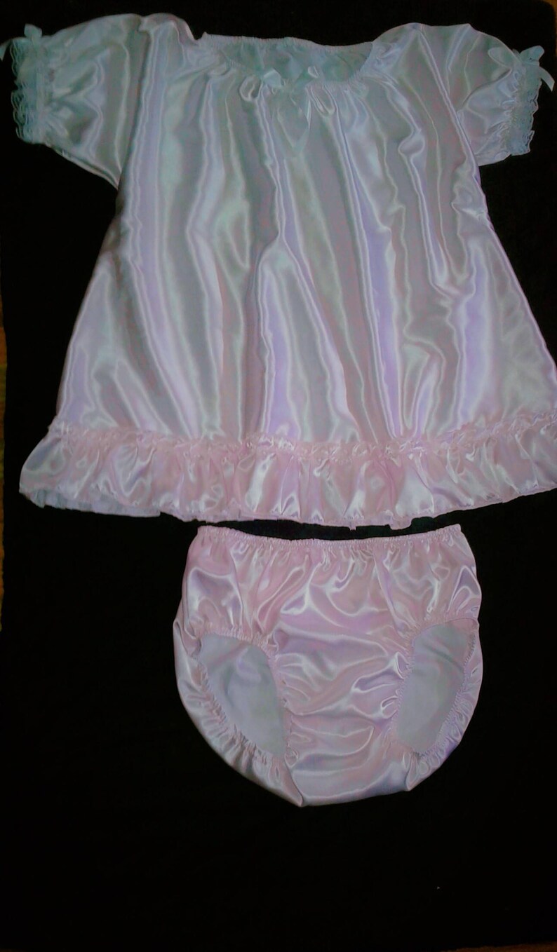 Adult Sissy Satin Dress