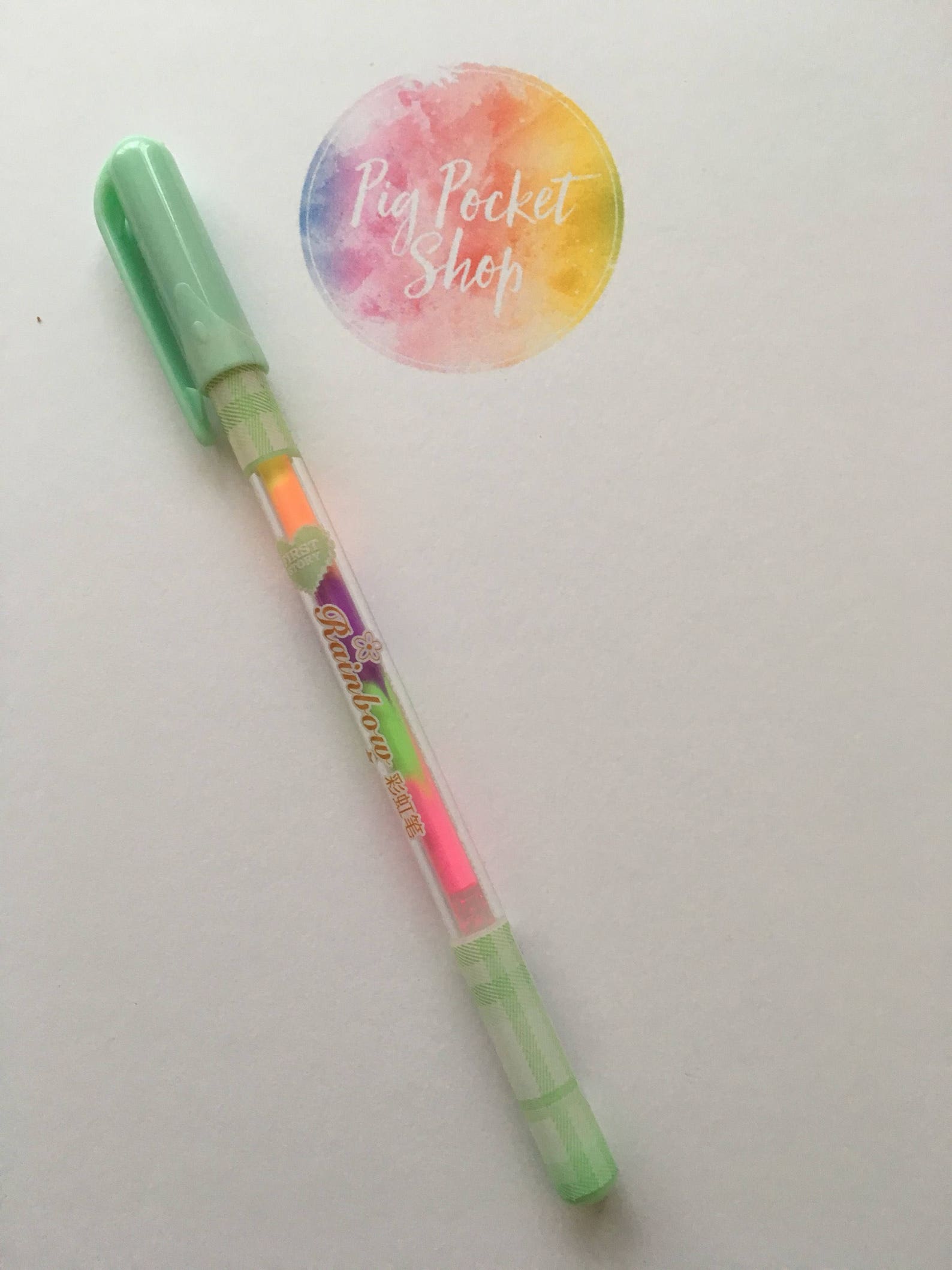 Rainbow Gel Pens Etsy