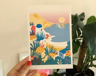 Scenic View Drawing Etsy Scenic View Drawing Etsy
