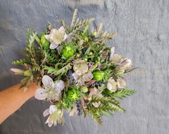 Country lavender toned Bunch / Bouquet| Wedding | Flower Posy | Decoration | Home Decor | Gift