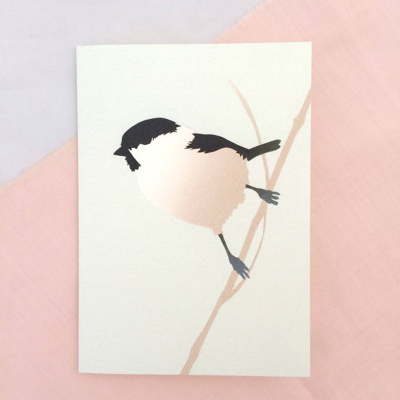 Willow Tit Card Bird Card Bird Greetings Card Bird Birthday Card Anniversary Card Bird Art Bird Print Bird Art Willow Tit image 2