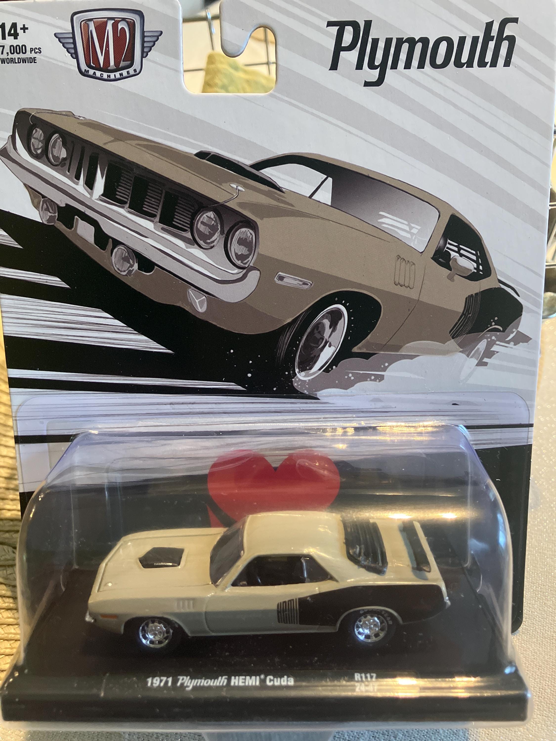 M2 Machines 1971 Plymouth HEMI Cuda -limited Edition 1/64 Diecast