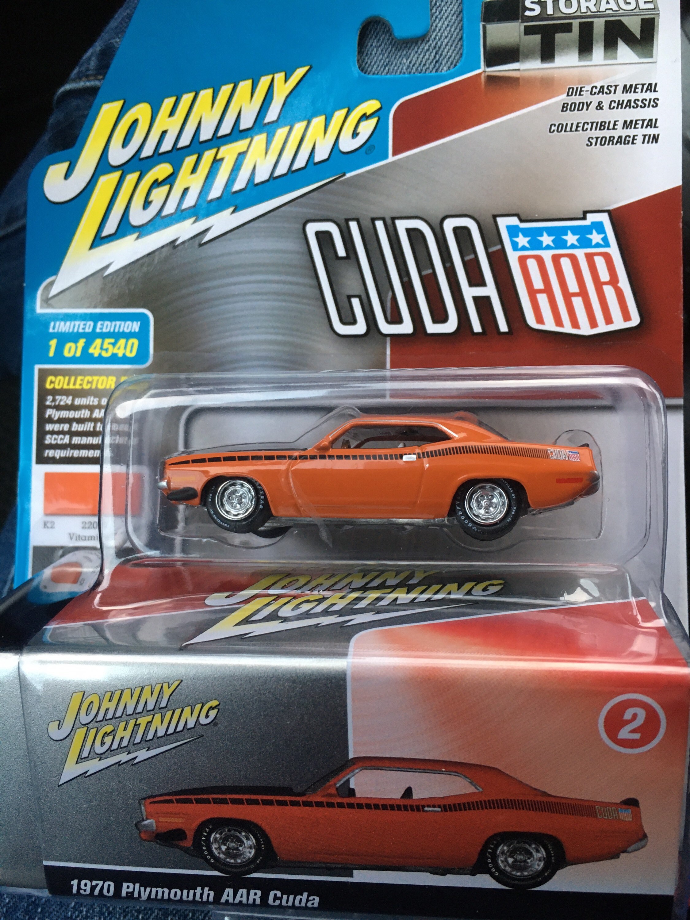 1/64 ジョーニーライトニング 1970 プリムス AAR CUDA クーダ