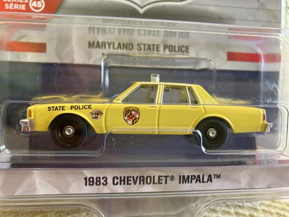 Greenlight 1983 Chevy Impala 1/64 Metal Diecast--limited Edition
