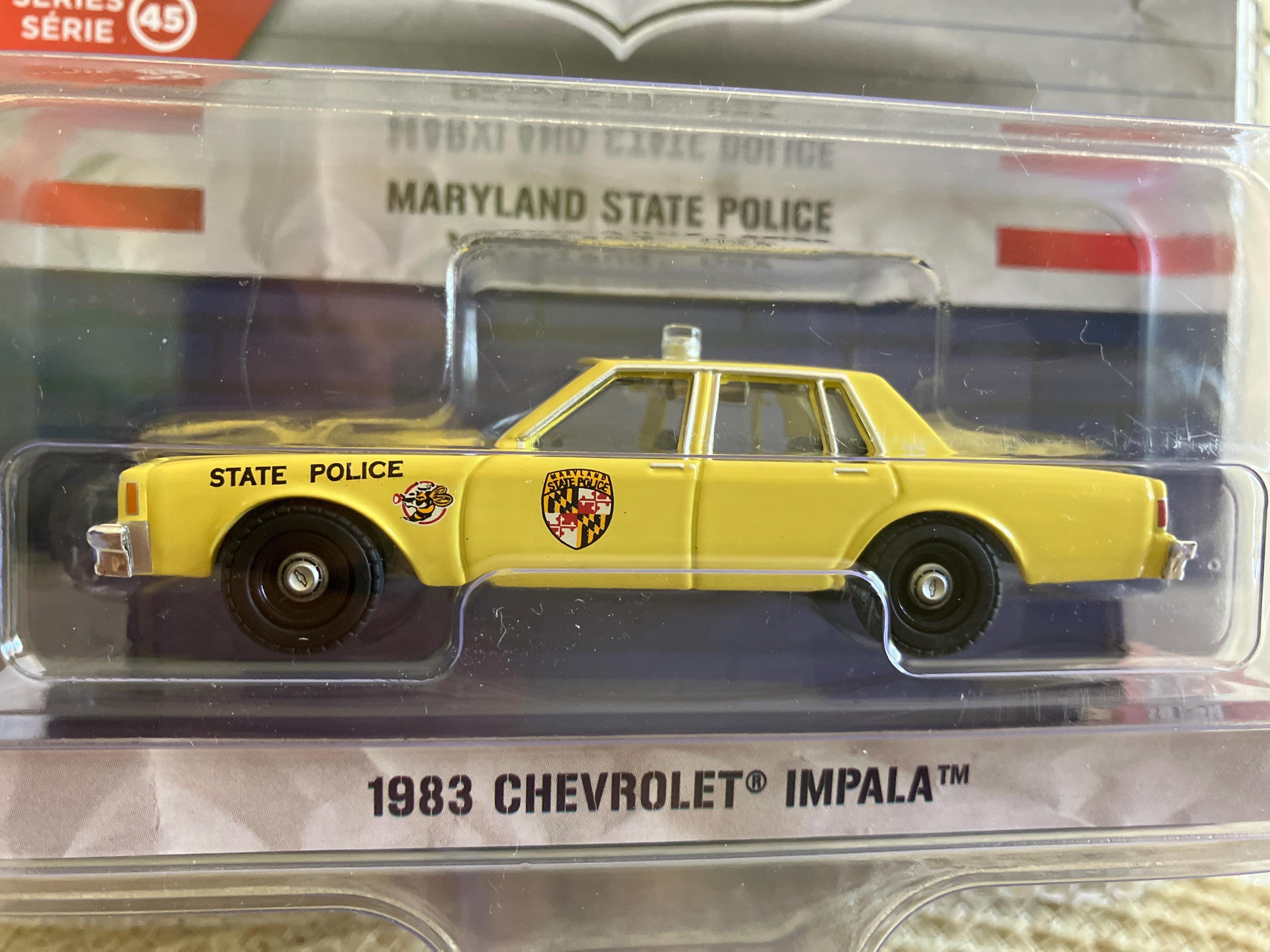 Greenlight 1983 Chevy Impala 1/64 Metal Diecast--limited Edition