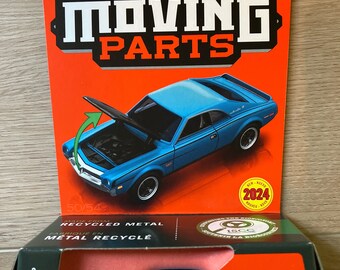 Matchbox moving parts 1970 AMC Javelin -diecast car 1/64 hood open NIP