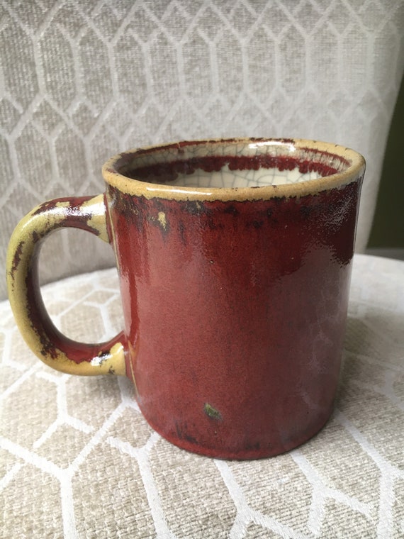 Pier 1 Crackle collection-vintage ceramic coffee mug