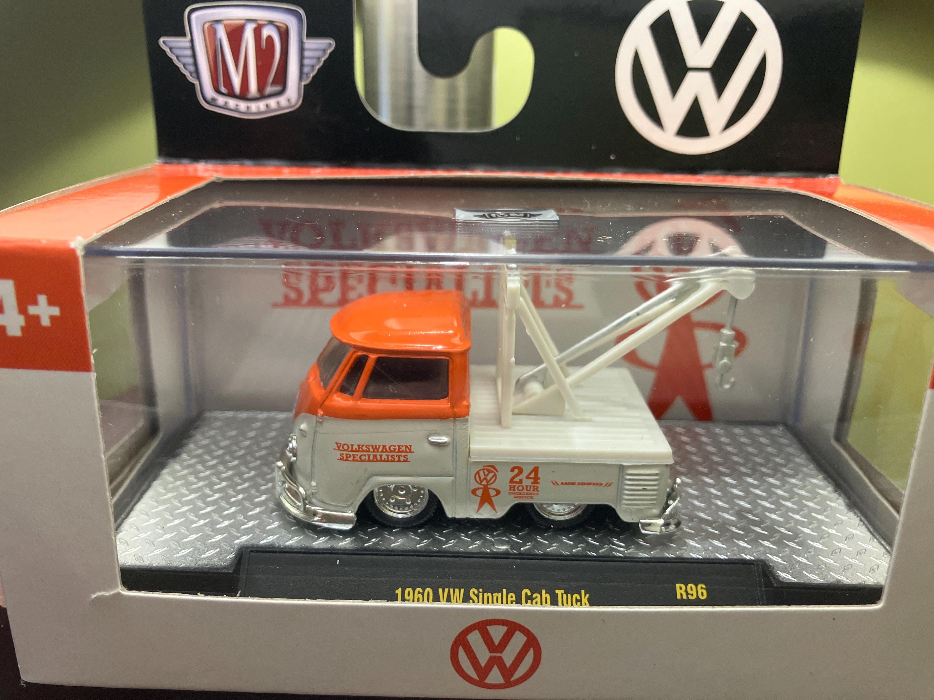 M2 1960 フォルクスワーゲン・シングルキャブ・トラック(チェイスカー) M2 Machines 1960 VW Single Cab Towing Truck -limited Edition 1/64