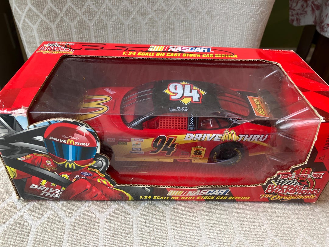 Bill Elliott Signed Diecast Car #94 Racing Champions 1/24 Scale - Etsy