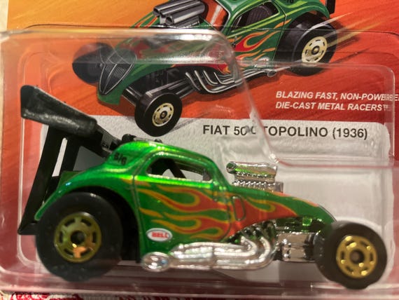 Hotwheels the Hot Ones 1936 Fiat 500 Topolino -1/64 Diecast Car - Etsy