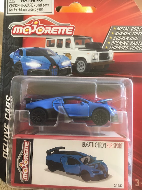 Majorette Bugatti Chiron Pur Sport-1/64 Diecast Car - Etsy