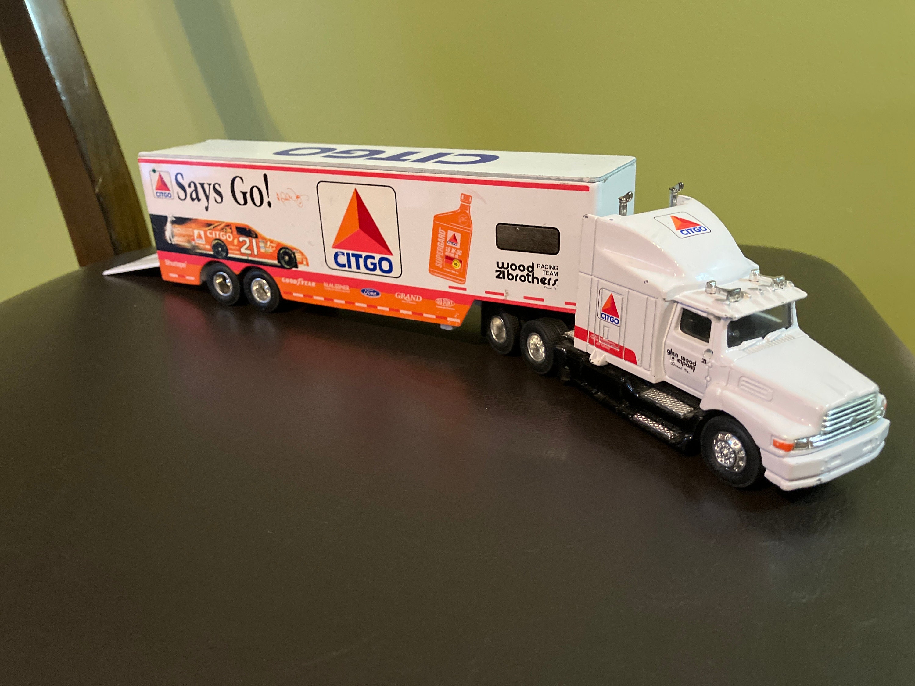 1/64 Diecast Ford Aeromax Transporter CITGO Racing Champions - Etsy