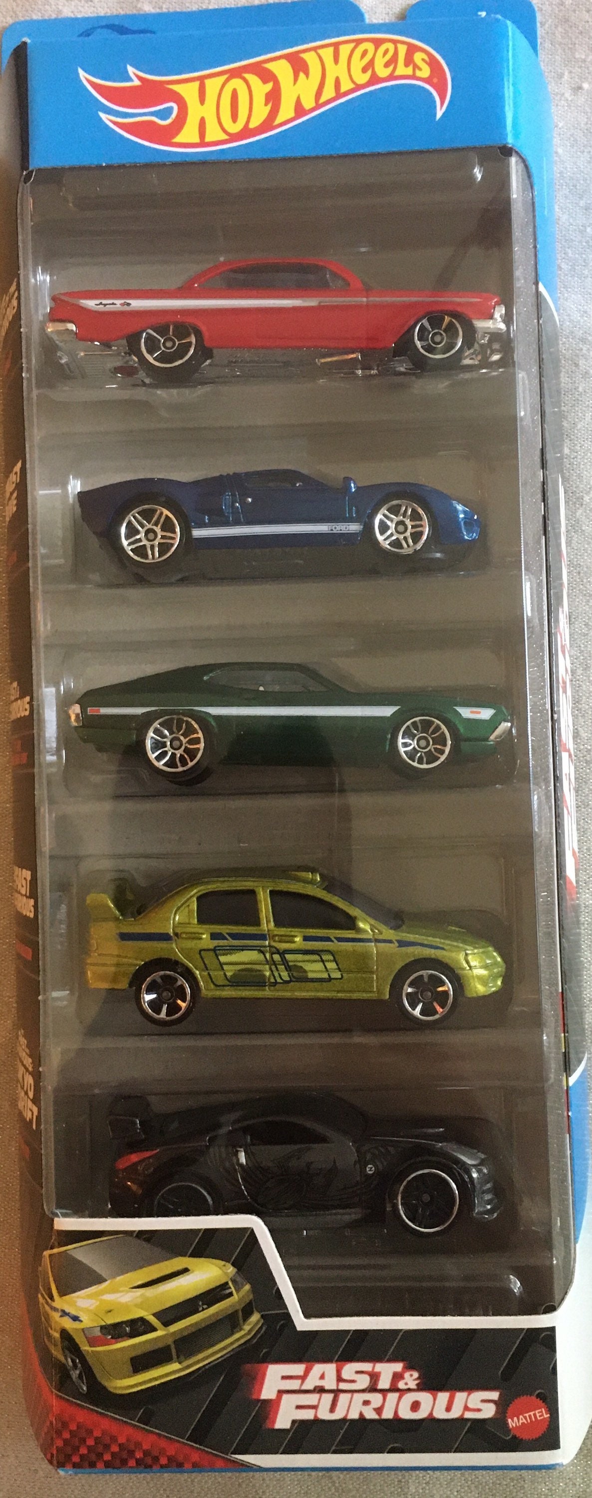Hot wheels Fast & Furious 5 pack 1/64 diecast New Etsy
