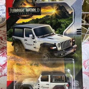 Matchbox 2018 Jeep Wrangler -jurassic World -1/64 Diecast Car - Etsy
