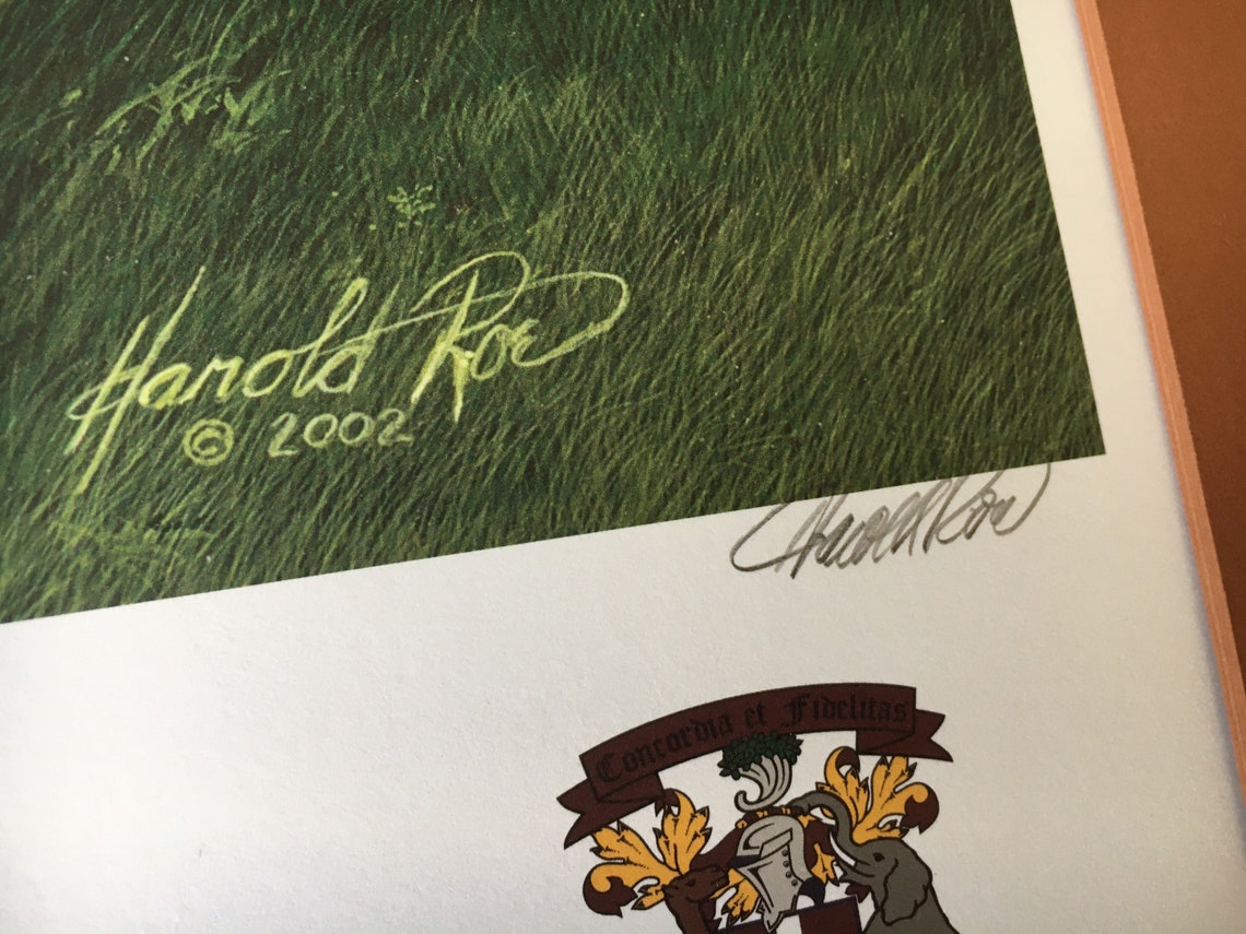 Harold Roe Limited Edition Signed and Numbered Print 22x30”-24 US ...