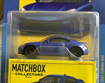 Matchbox Collectors 2021 Subaru BRZ-1/64 diecast car with collectors box