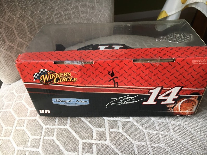 Tony Stewart #14,2009 Nascar chevy Smoke 124 Winners Circle diecast car