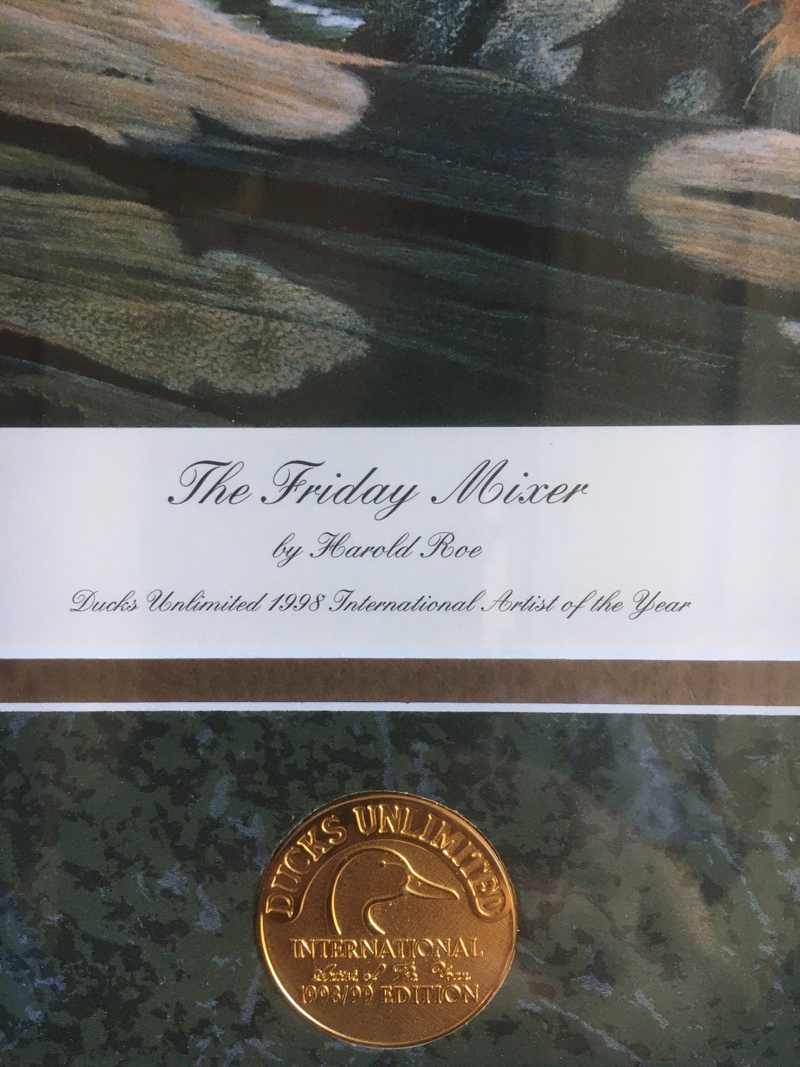 Harold Roe Ducks Unlimited Limited Edition Art Print Signed - Etsy