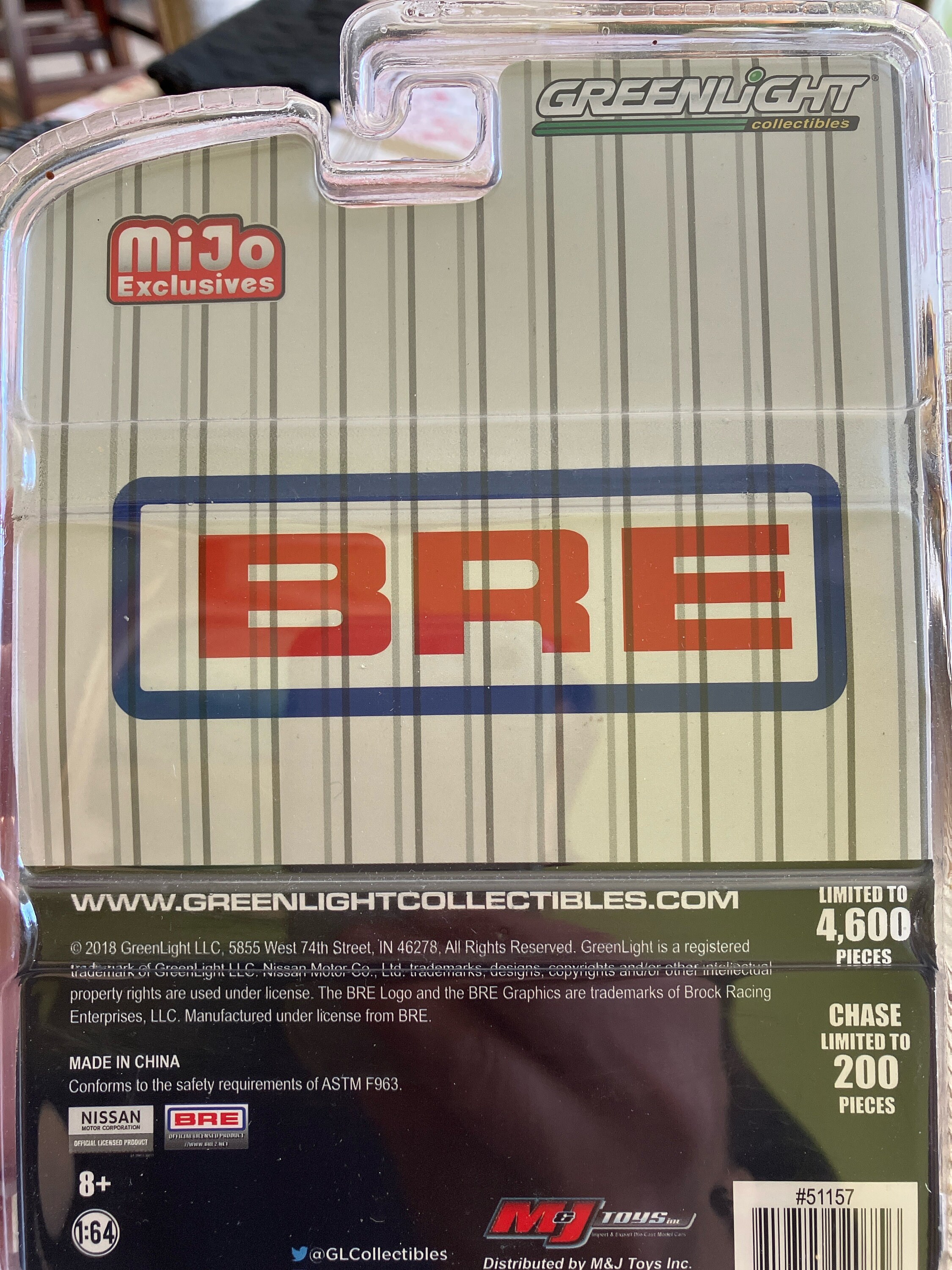 Greenlight Peter Brock's Street BRE Datsun 240z-limited Edition 1