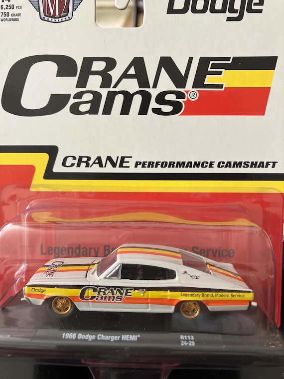 M2 Machines 1966 Dodge Charger HEMI Crane Cams-1/64 Limited