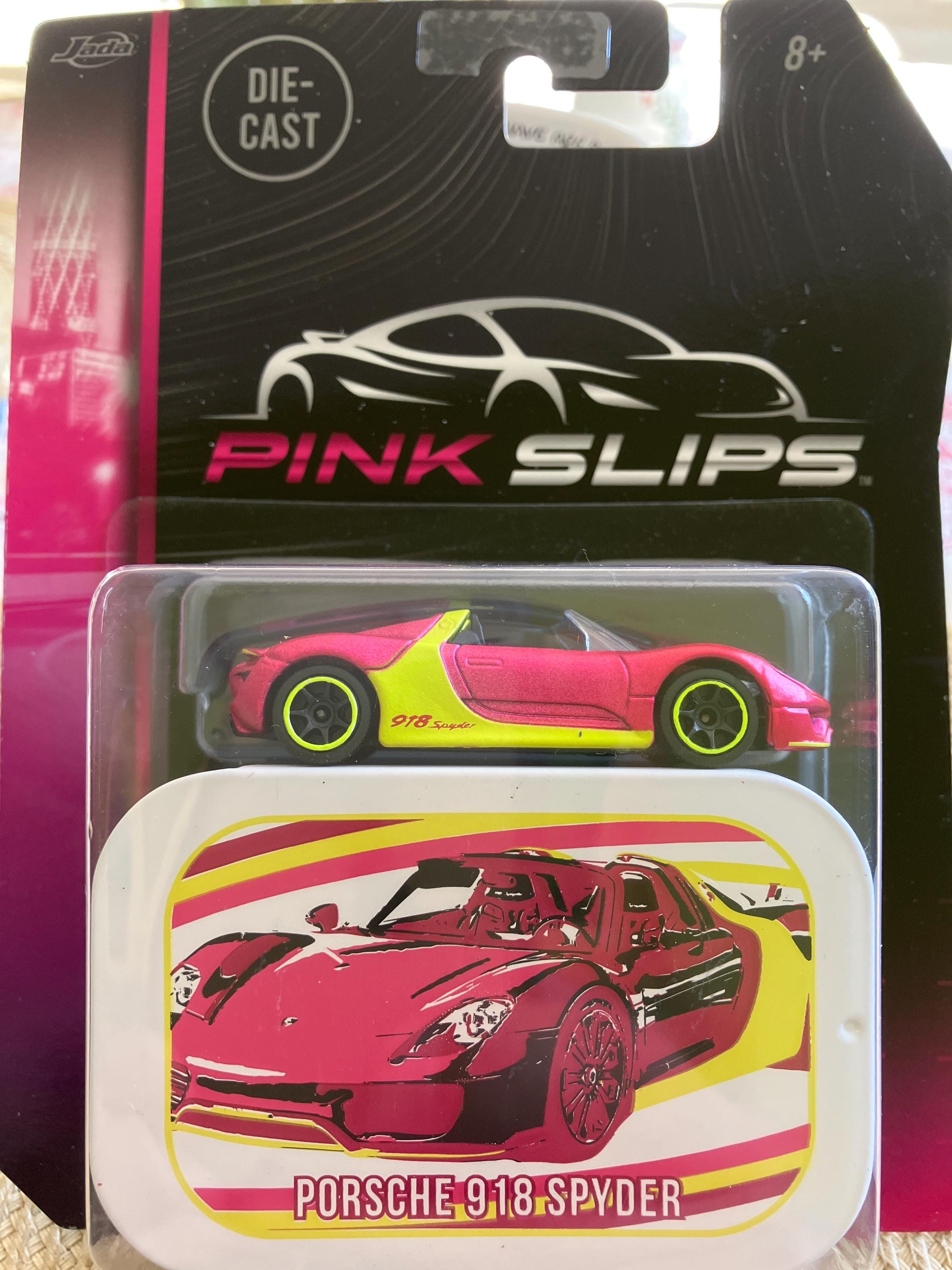 Jada Porsche 918 Spyder -1/64 Diecast Car Pink Slip - Etsy