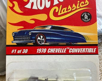 Hot Wheels Classics 1970 Chevelle Convertible -1/64 Car Premium