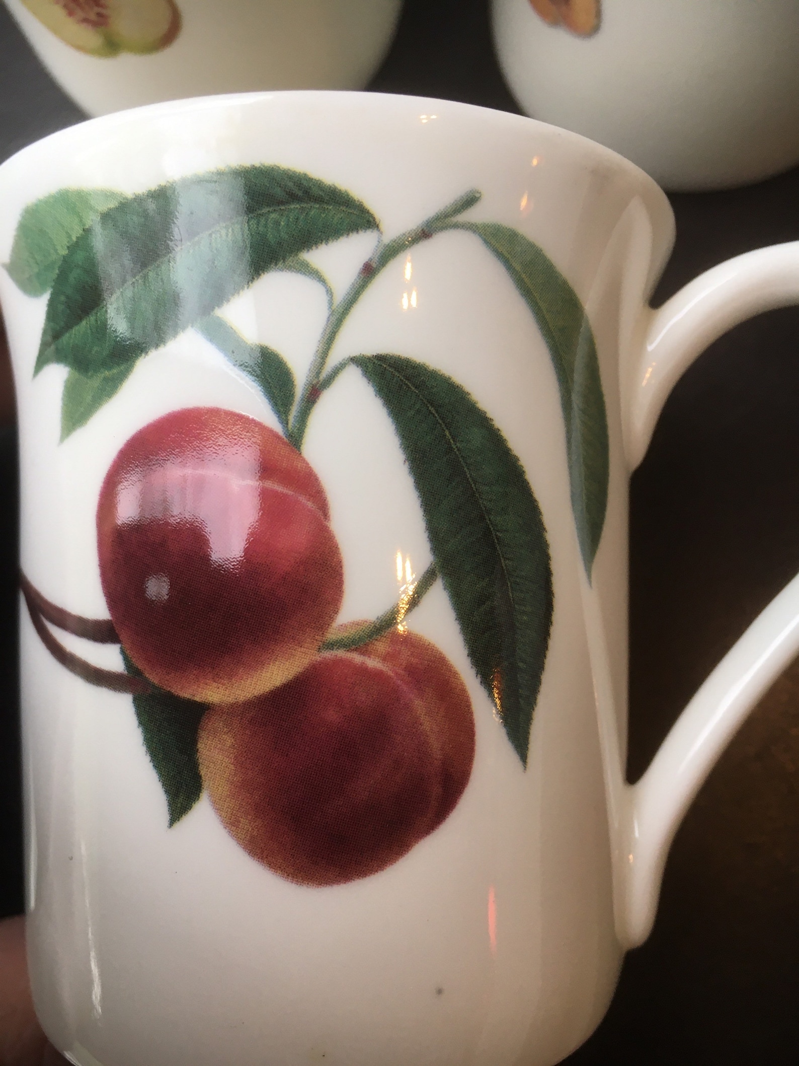 Queens Hookers Fruit fine bone china coffee mug set of 4 Etsy