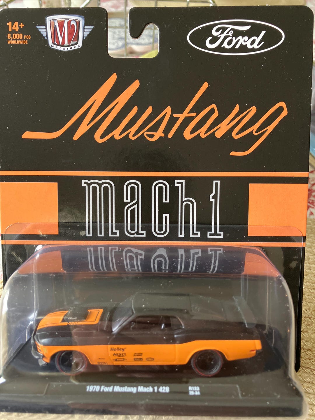 M2 Machines 1970 Mustang Mach1 428-diecast Car 1/64 in Original
