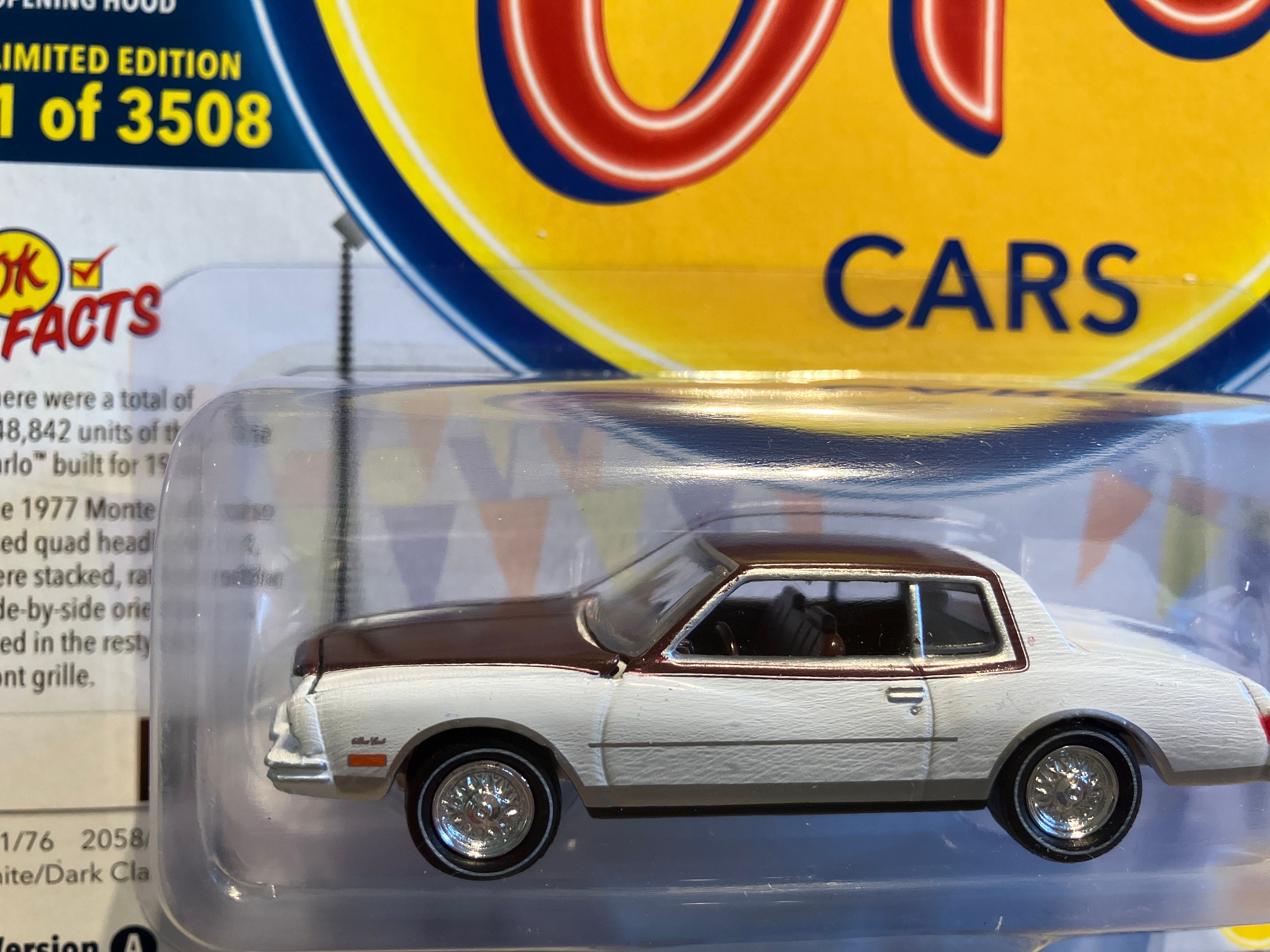 Johnny Lightning 1980 Chevy Monte Carlo -1/64 Diecast Car-limited